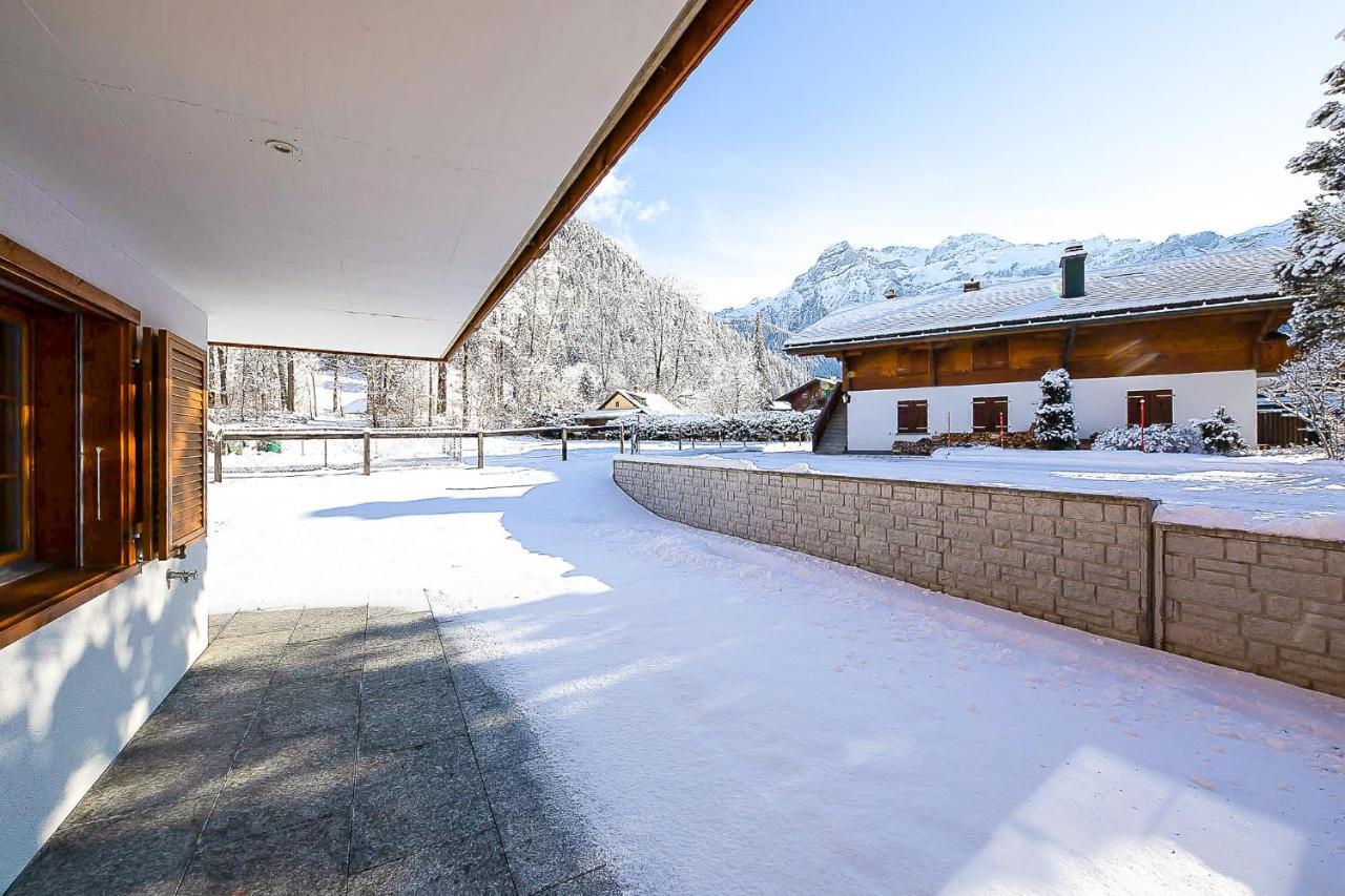 Ferienwohnung Bartschi Lenk Bagian luar foto