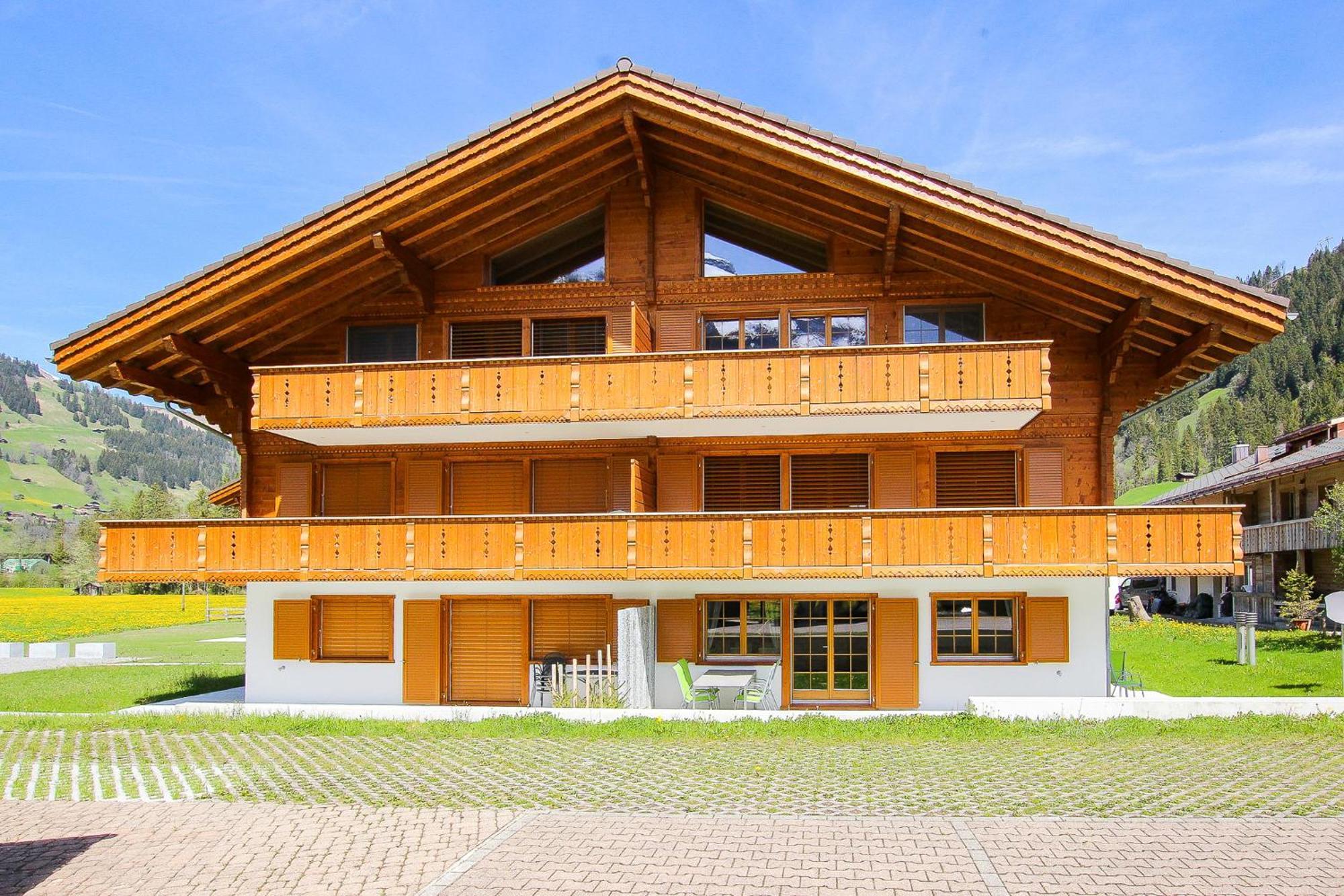 Ferienwohnung Bartschi Lenk Bagian luar foto